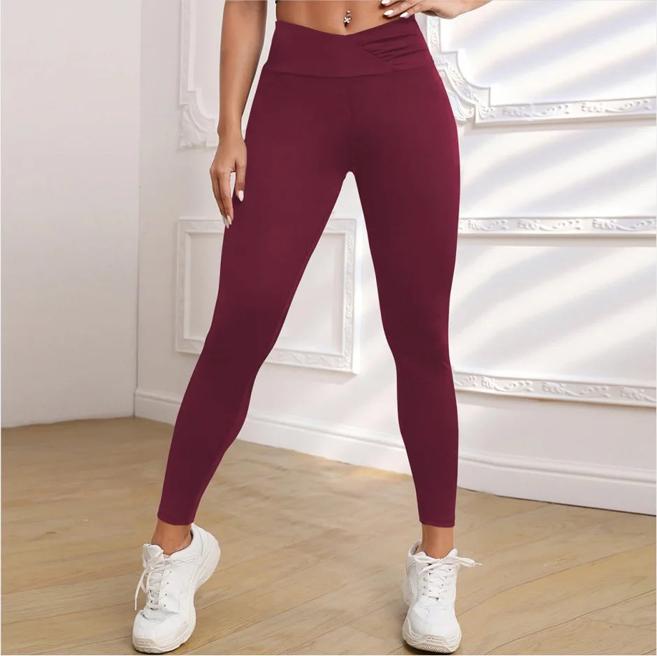Leggings For Fitness Seamless Legging Sport Woman Solid Push Up High Waist Leggings Scrunch Butt Sport Yoga Work Out Pant