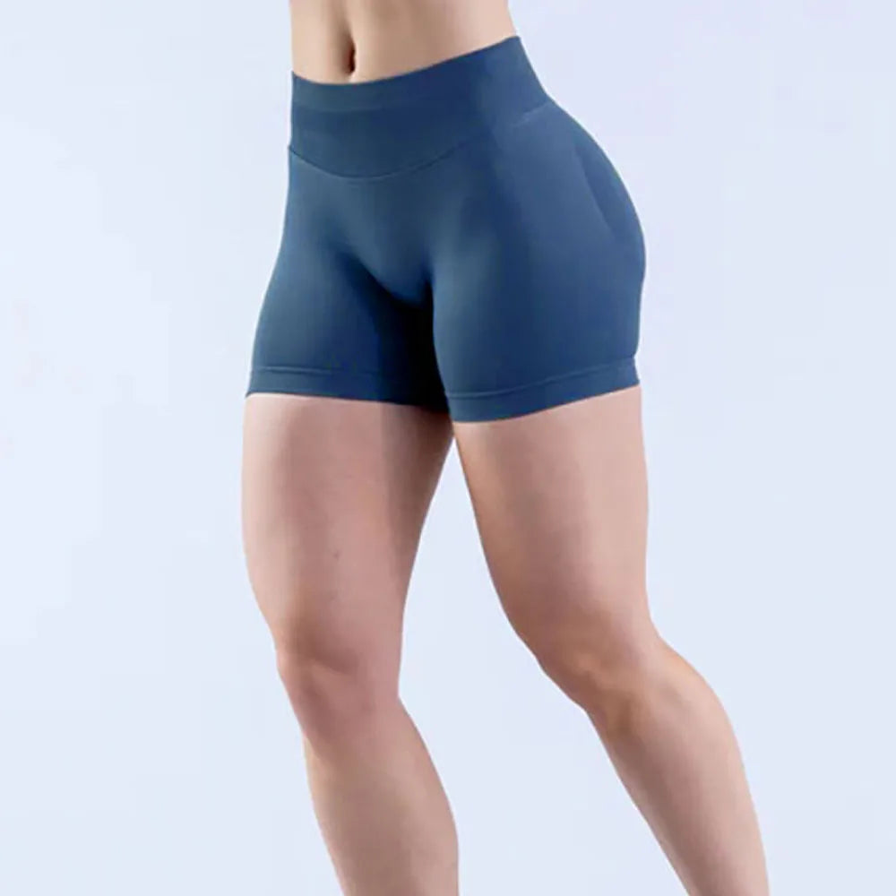 Dnyef  Women's tight pants  Yoga sport pants weight lifting fitness jogging shorts  butt-boosting pants  impact shorts  beach pants