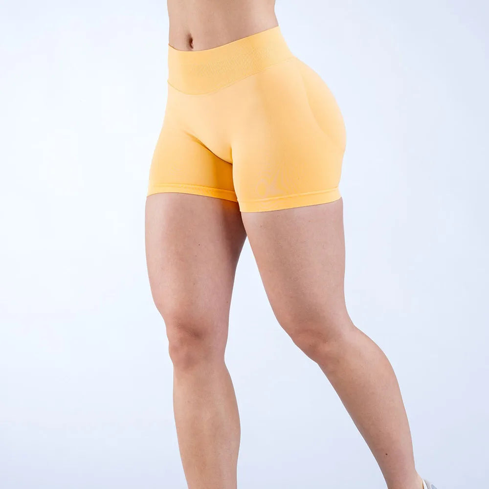 Dnyef  Women's tight pants  Yoga sport pants weight lifting fitness jogging shorts  butt-boosting pants  impact shorts  beach pants