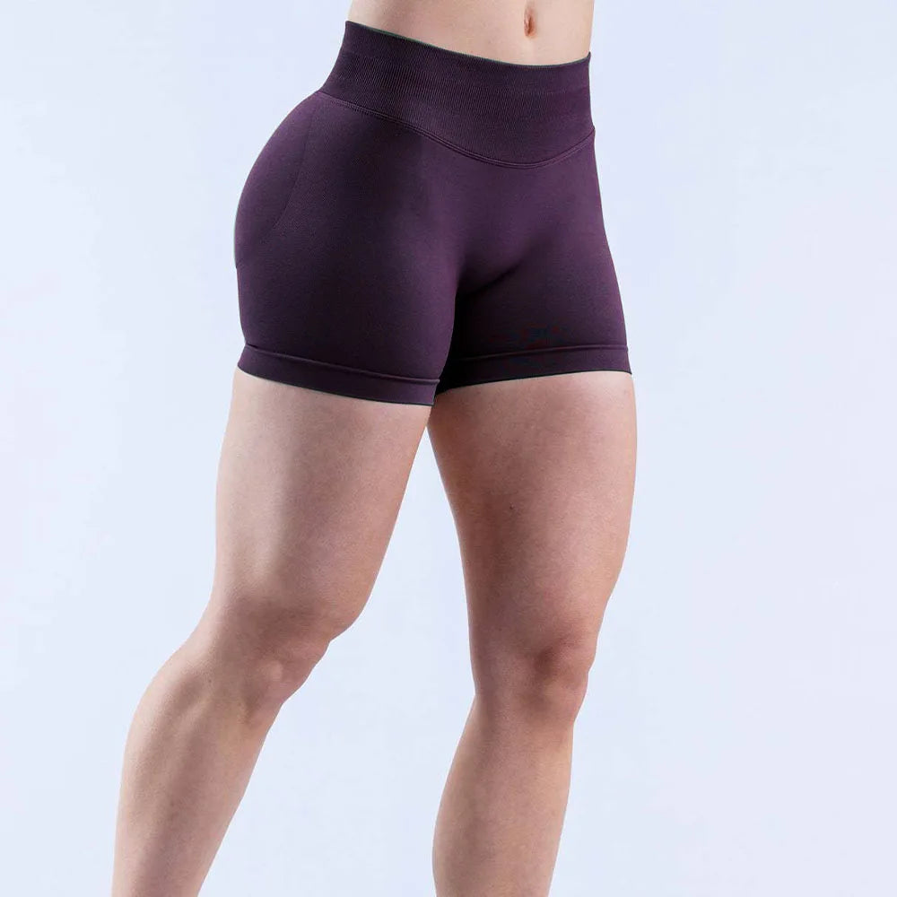 Dnyef  Women's tight pants  Yoga sport pants weight lifting fitness jogging shorts  butt-boosting pants  impact shorts  beach pants