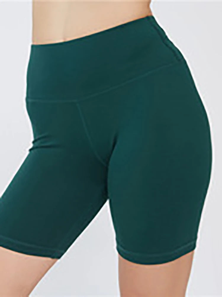 14 Colors 2026 Sexy Gym Shorts Woman Skinny Stretch High Waist Solid Color Shorts Beautiful Coquette Exercise Work Out