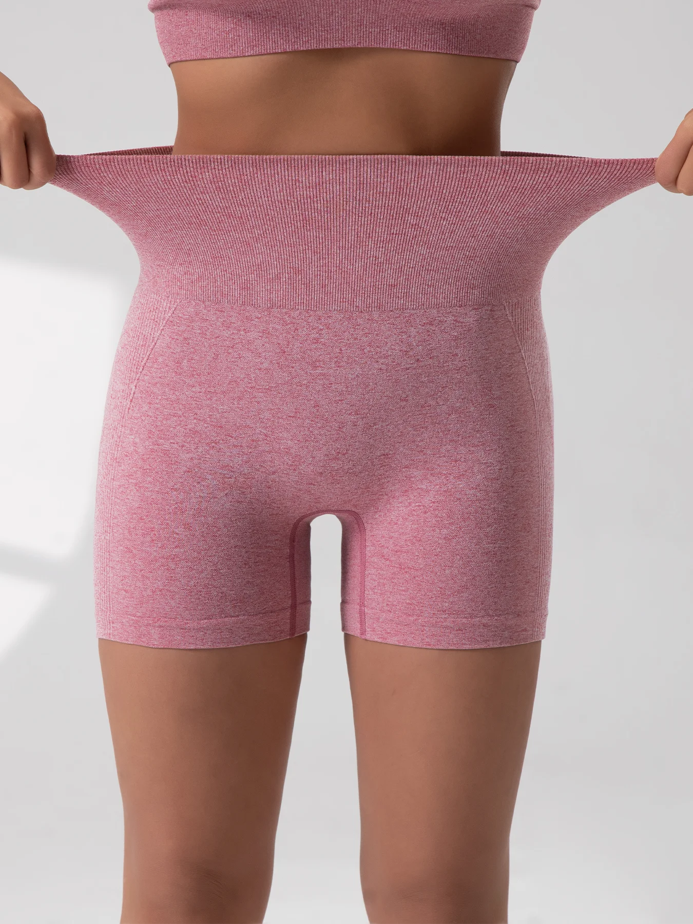 2PCS Tie Dye Butt Lifting Sexy Gym Shorts Woman Skinny Stretch High Waist Sport Shorts Casual Seamless Scrunch Butt