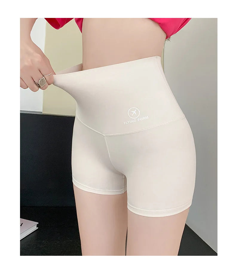 2026 Summer Sports Yoga Shorts Women Letter Embroidery Biker Shorts Women High Waist Casual Streetwear Elastic Female Underwear