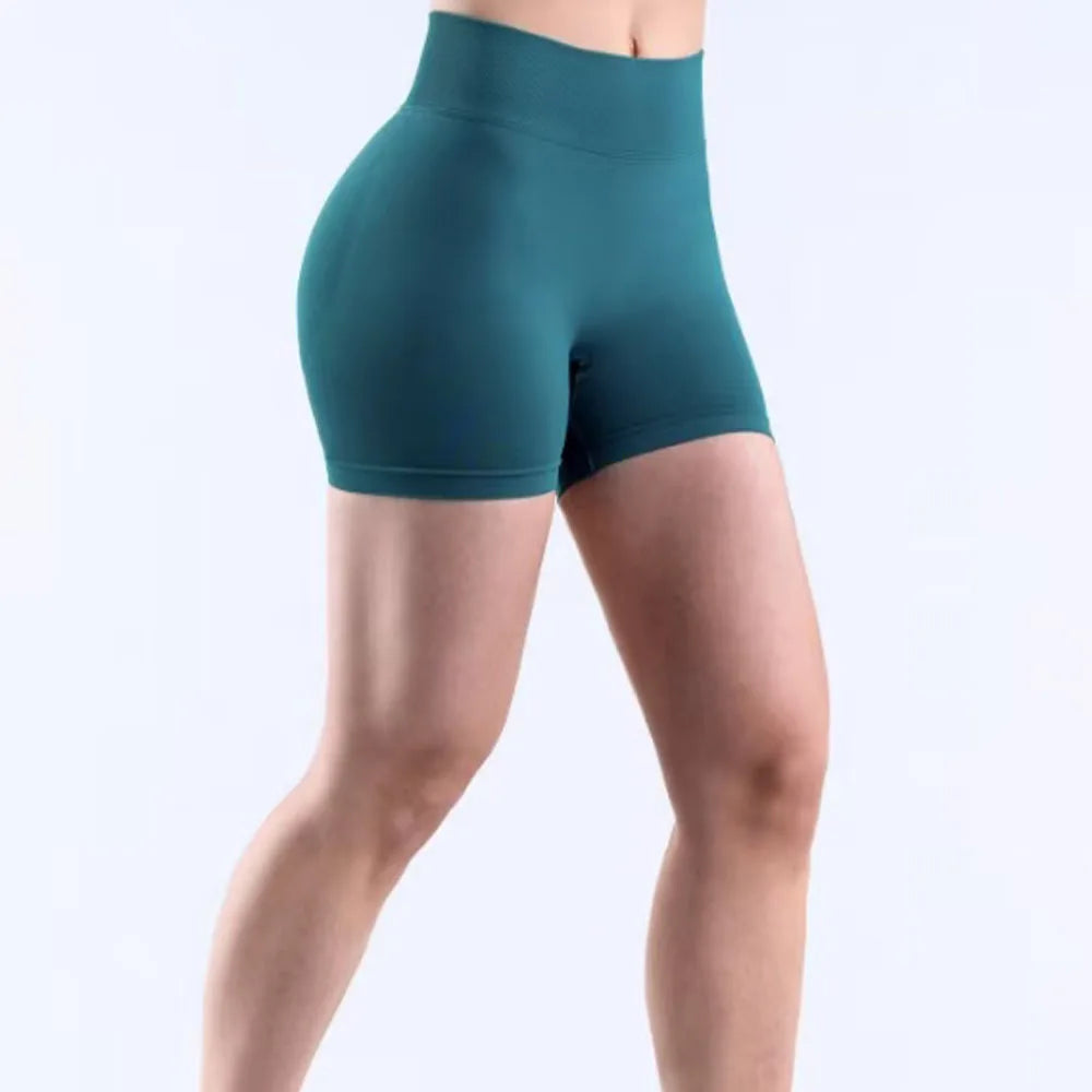 Dnyef  Women's tight pants  Yoga sport pants weight lifting fitness jogging shorts  butt-boosting pants  impact shorts  beach pants