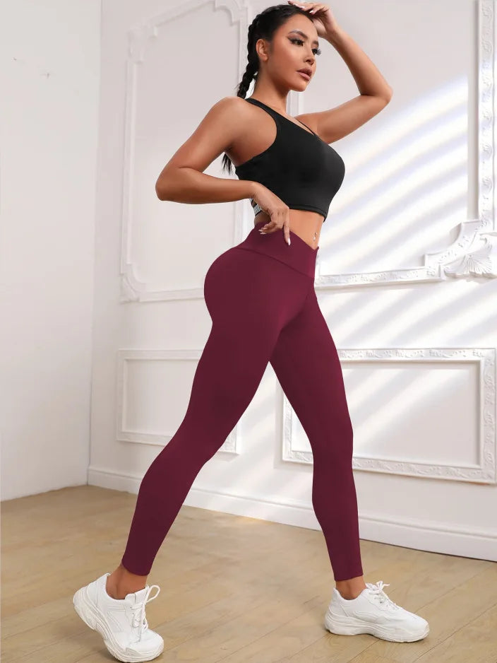 Leggings For Fitness Seamless Legging Sport Woman Solid Push Up High Waist Leggings Scrunch Butt Sport Yoga Work Out Pant