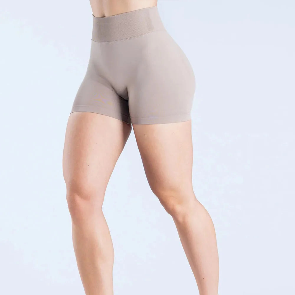 Dnyef  Women's tight pants  Yoga sport pants weight lifting fitness jogging shorts  butt-boosting pants  impact shorts  beach pants