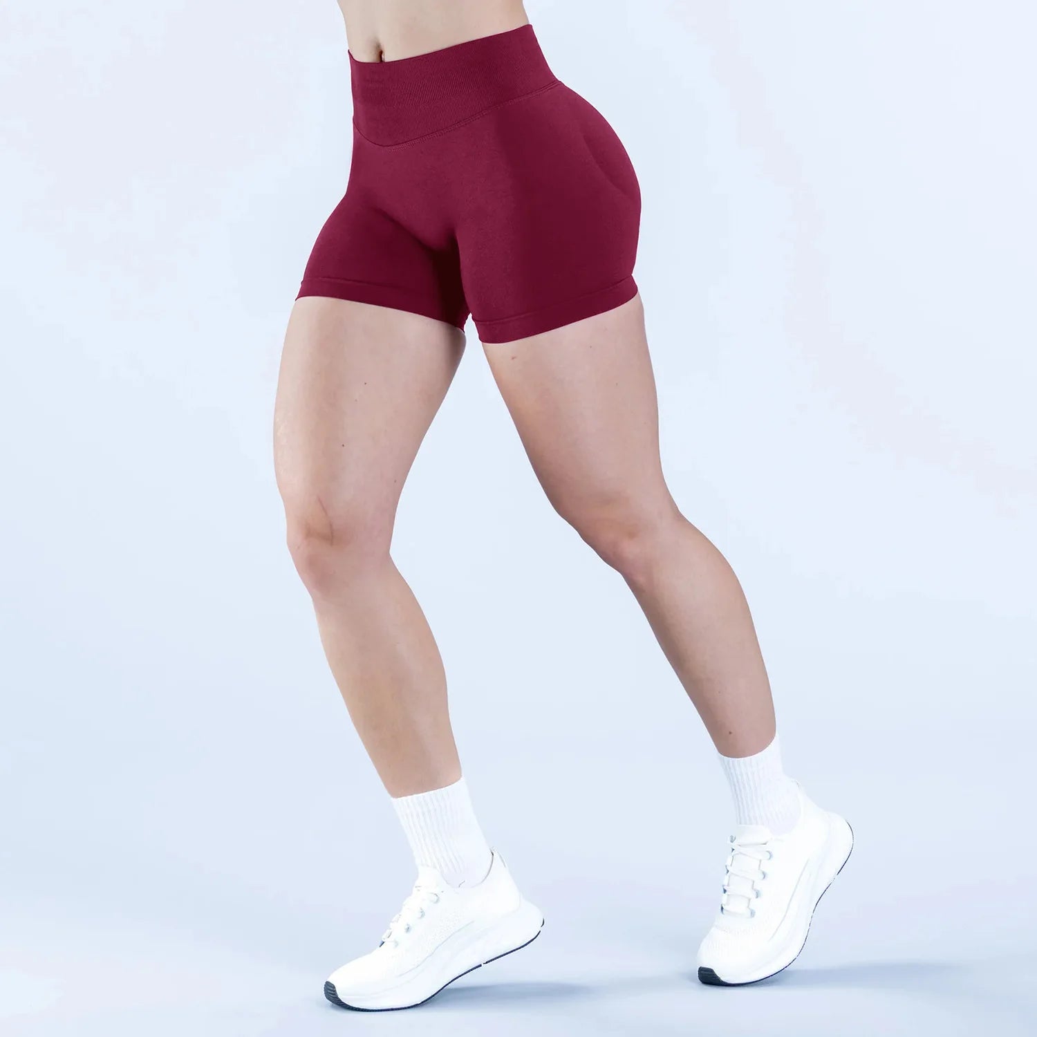 Dnyef  Women's tight pants  Yoga sport pants weight lifting fitness jogging shorts  butt-boosting pants  impact shorts  beach pants