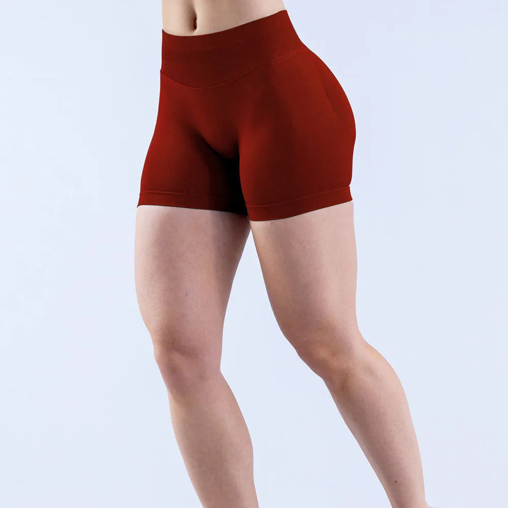 Dnyef  Women's tight pants  Yoga sport pants weight lifting fitness jogging shorts  butt-boosting pants  impact shorts  beach pants